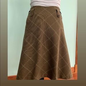 Massimo Dutti plaid skirt